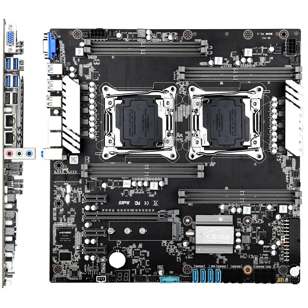 Juego de placa base Dual X99 c - E5 2699 V4 reseña y precio